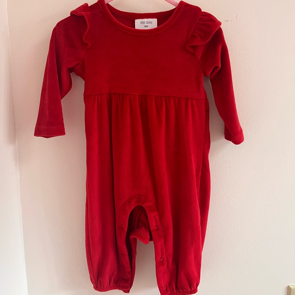Okie Dokie red jumpsuit